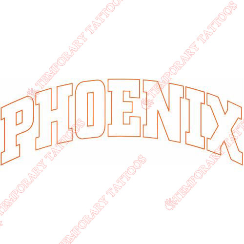Phoenix Suns Customize Temporary Tattoos Stickers NO.1159